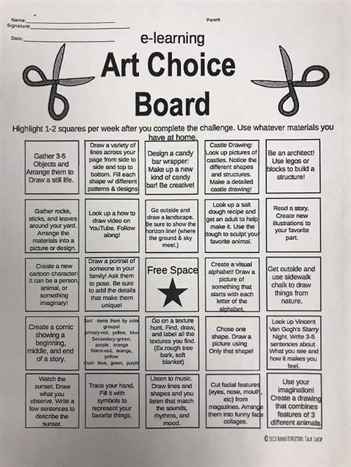 Art Bingo 
