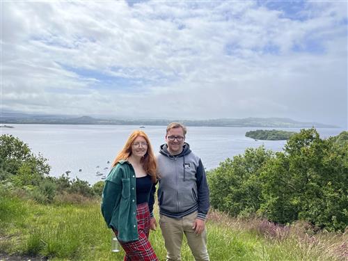 M & E at Loch Lomond