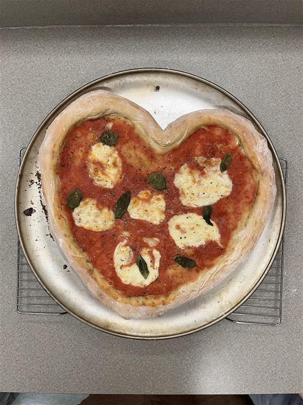 Heart Shaped Pizza